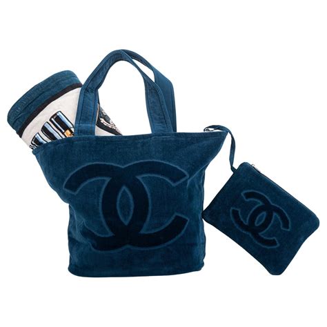 chanel france beach|Chanel beach bag with towel.